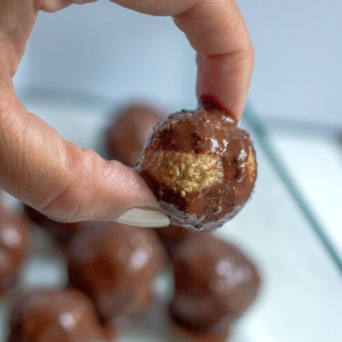 Healthy No-Bake Chocolate Oat Balls Recipe: Quick & Delicious - Healthy Snack Foodie